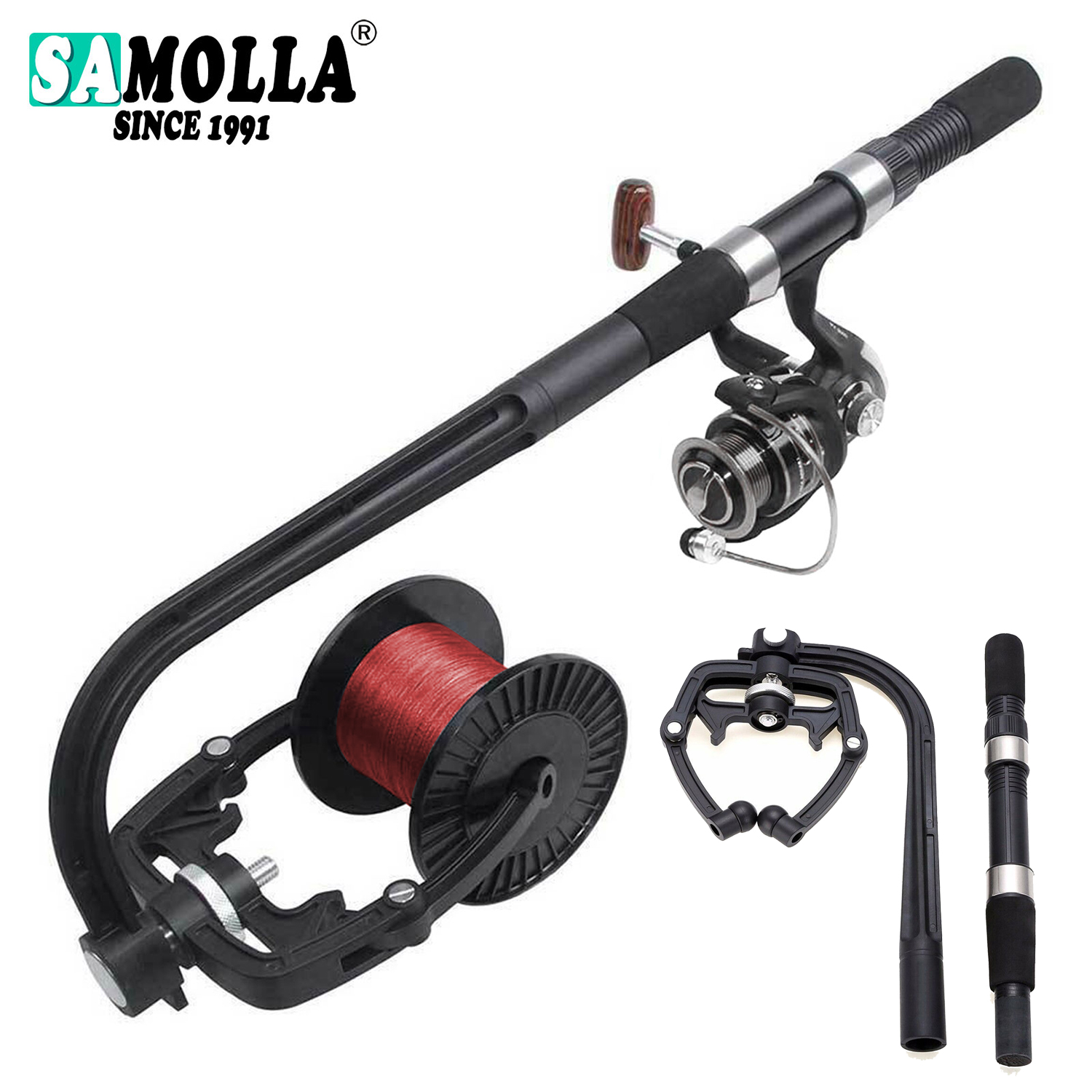 Spinning Reel - Fishing Line Spooler For Spinning Baitcasting