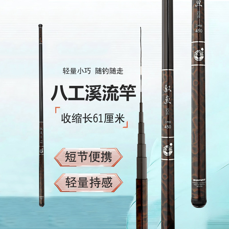 Surf Reel - Fishing Rod Carbon Fiber Telescopic Spinning
