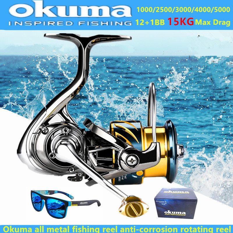 Okuma All Metal Fishing Reel 1 - Surf Reel ulasan dan harga