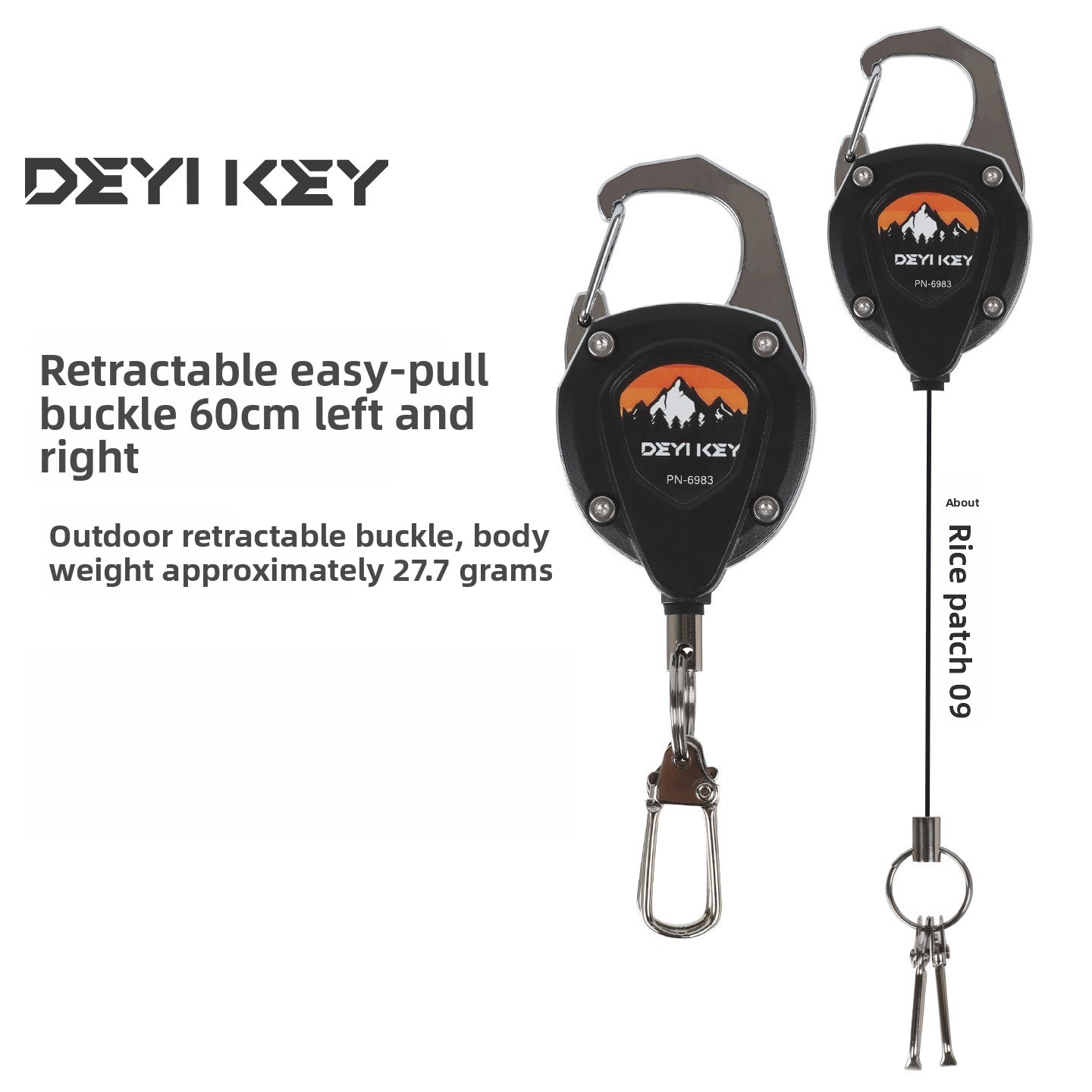Retractable Keychain Heavy Dut - Conventional Reel ulasan dan harga