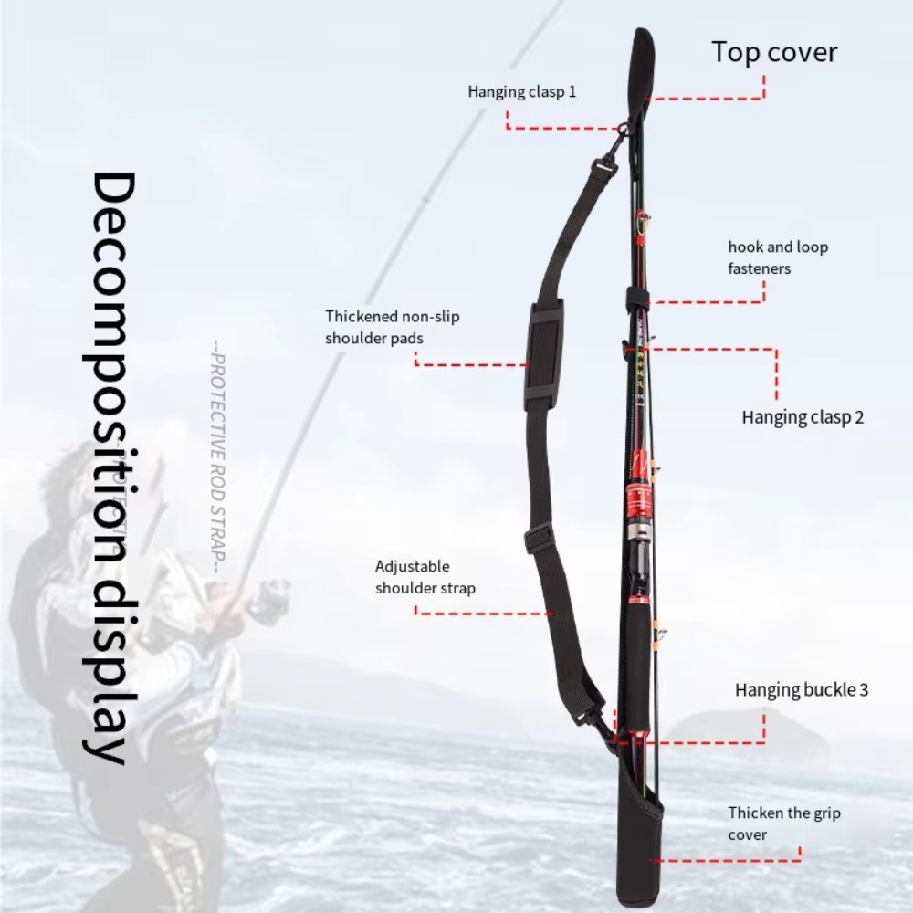 Adjustable Fishing Rod Storage - Reel Cover ulasan dan harga