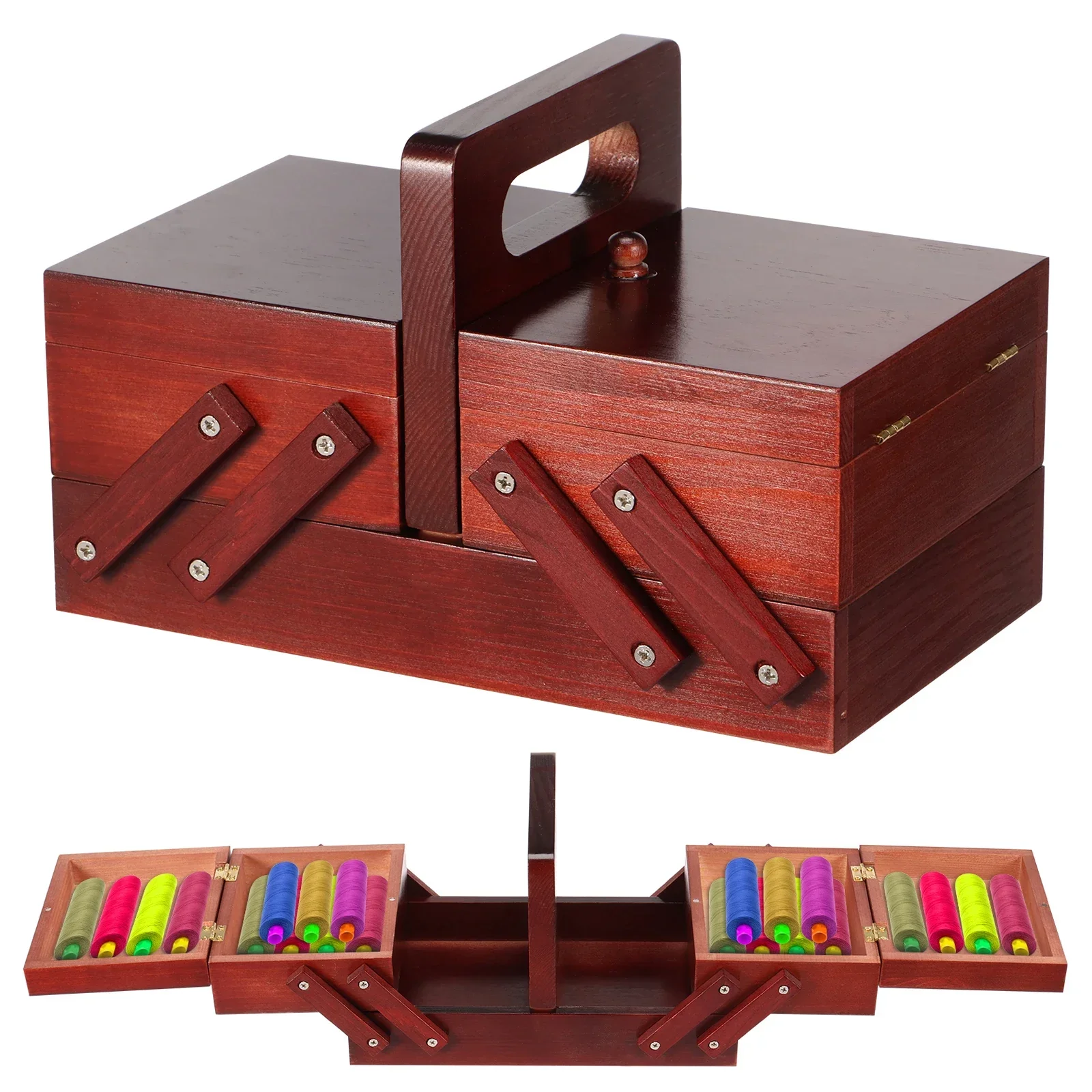 Expandable Sewing Thread Box W - Reel Handle ulasan dan harga