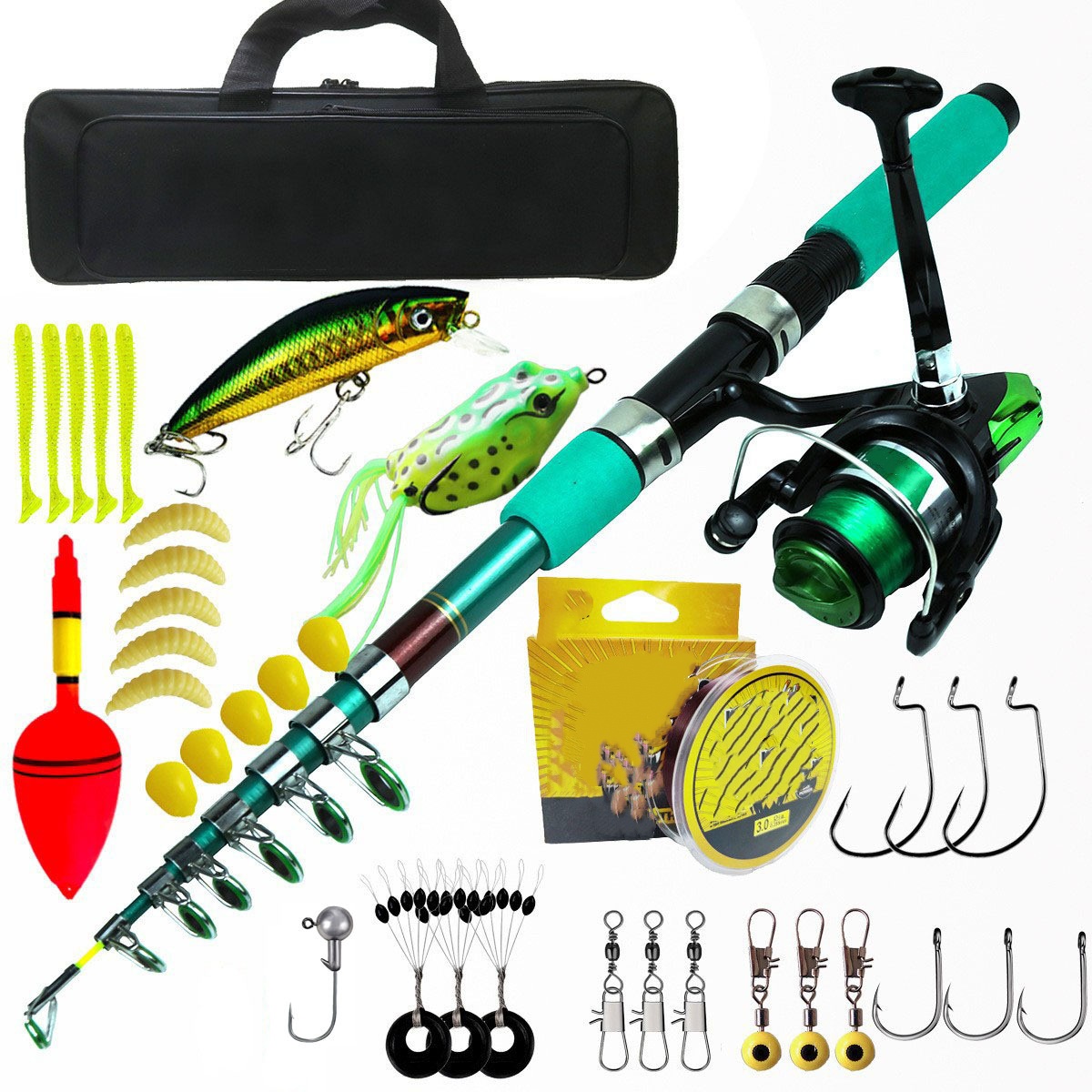 Portable Ultralight Carp Teles - Spinning Reel ulasan dan harga