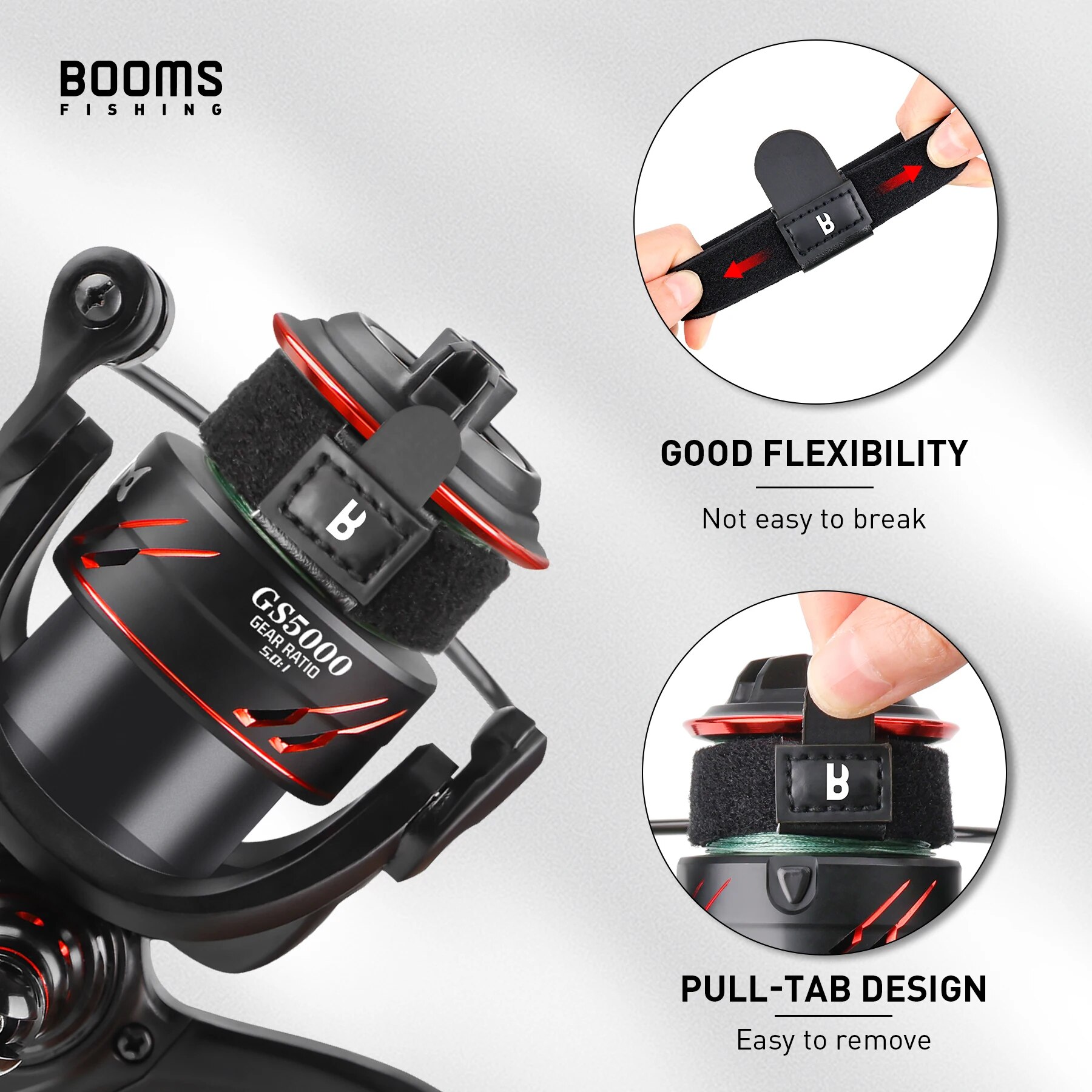 Booms Fishing SB1 4Pcs Spinnin - Reel Cover ulasan dan harga
